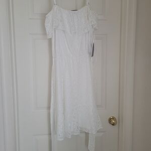 Jessica Howard White Lace Dress